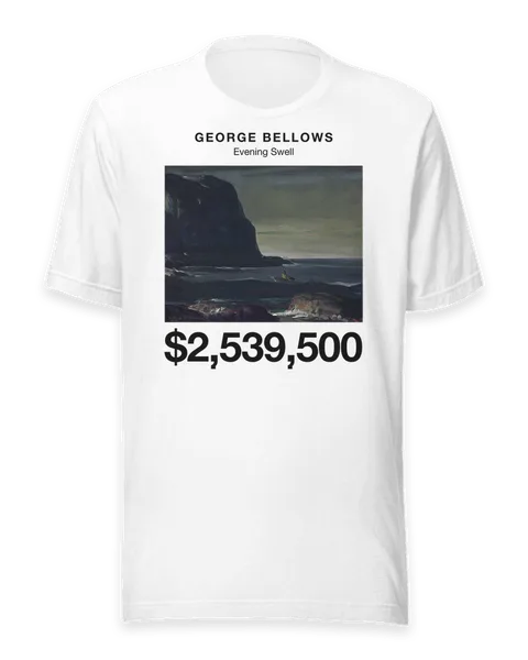 Evening Swell by George Bellows, on a white t-shirt