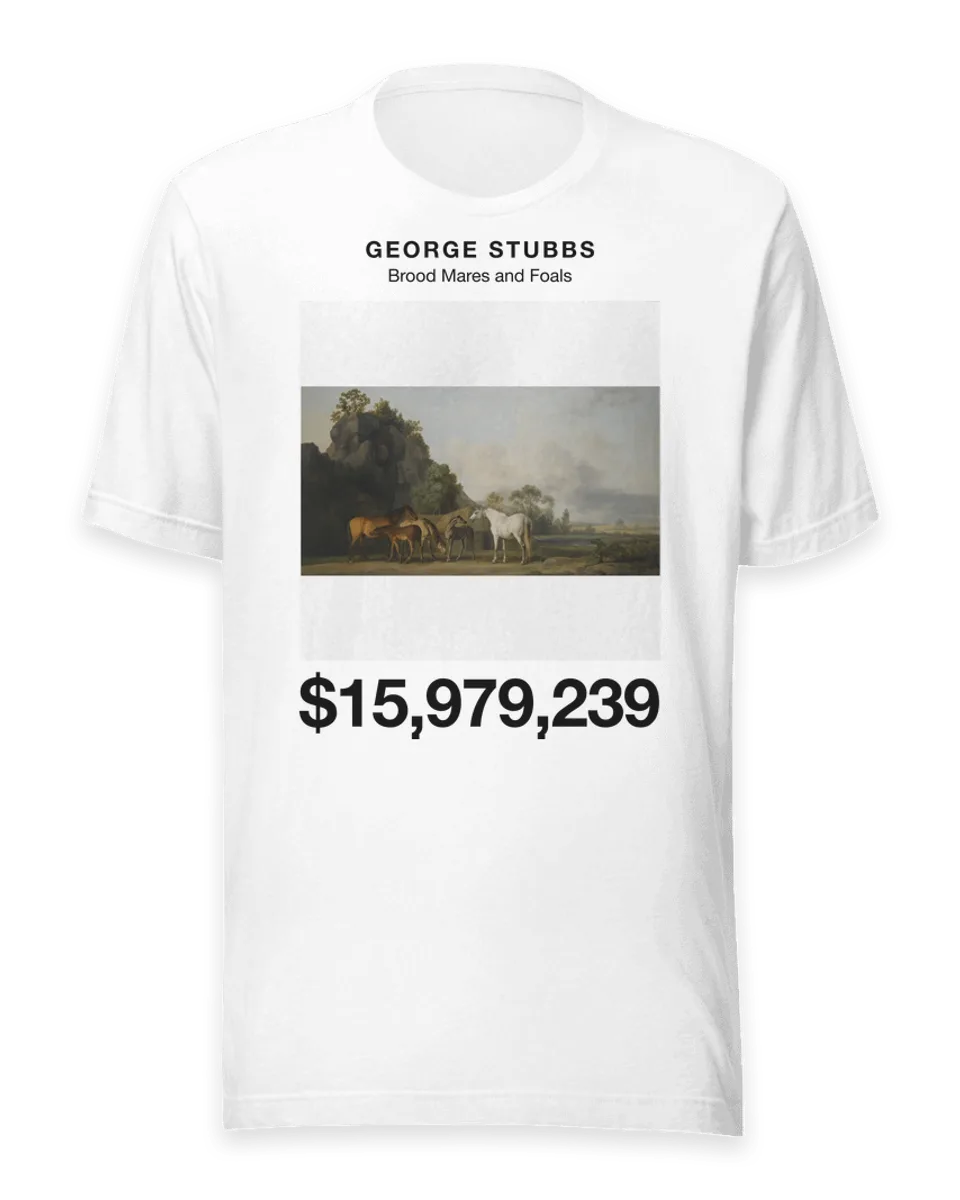 T-shirt: Brood Mares and Foals by George Stubbs