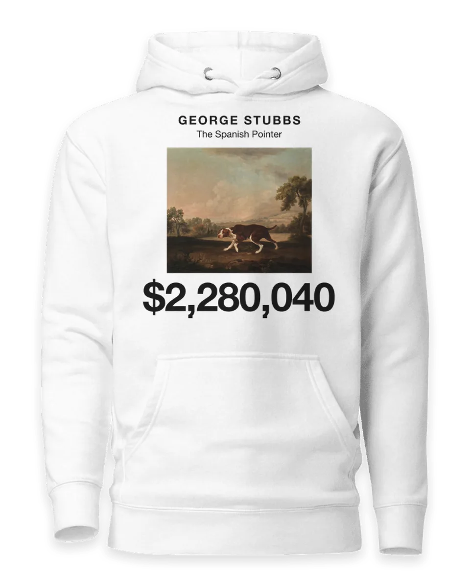 Hoodie: The Spanish Pointer by George Stubbs