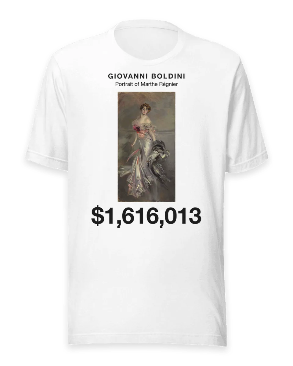 T-shirt: Portrait of Marthe Régnier by Giovanni Boldini