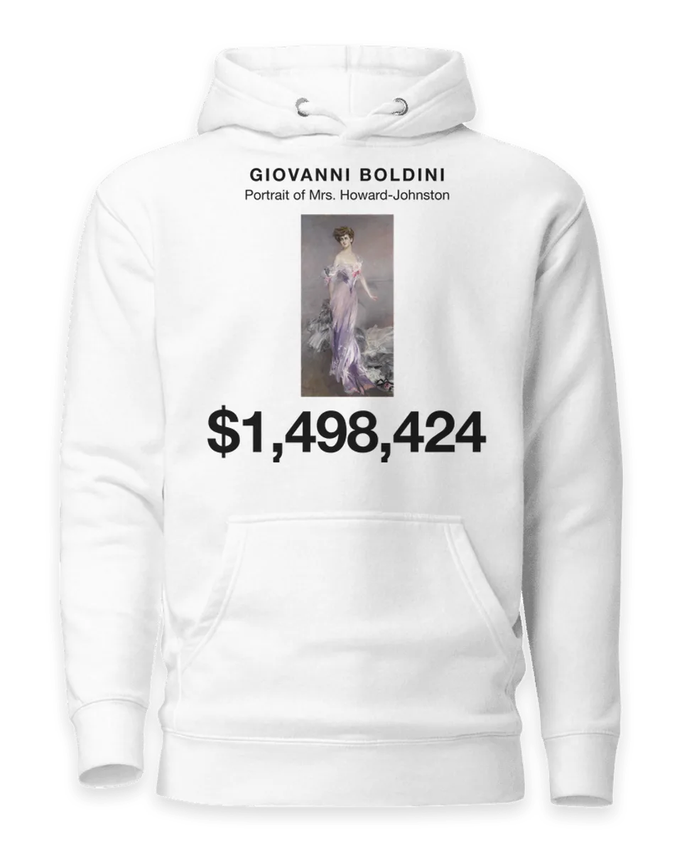 Hoodie: Portrait of Mrs. Howard-Johnston by Giovanni Boldini