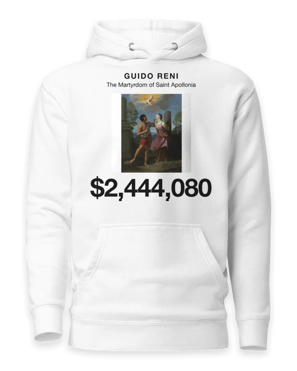 Hoodie: The Martyrdom of Saint Apollonia by Guido Reni