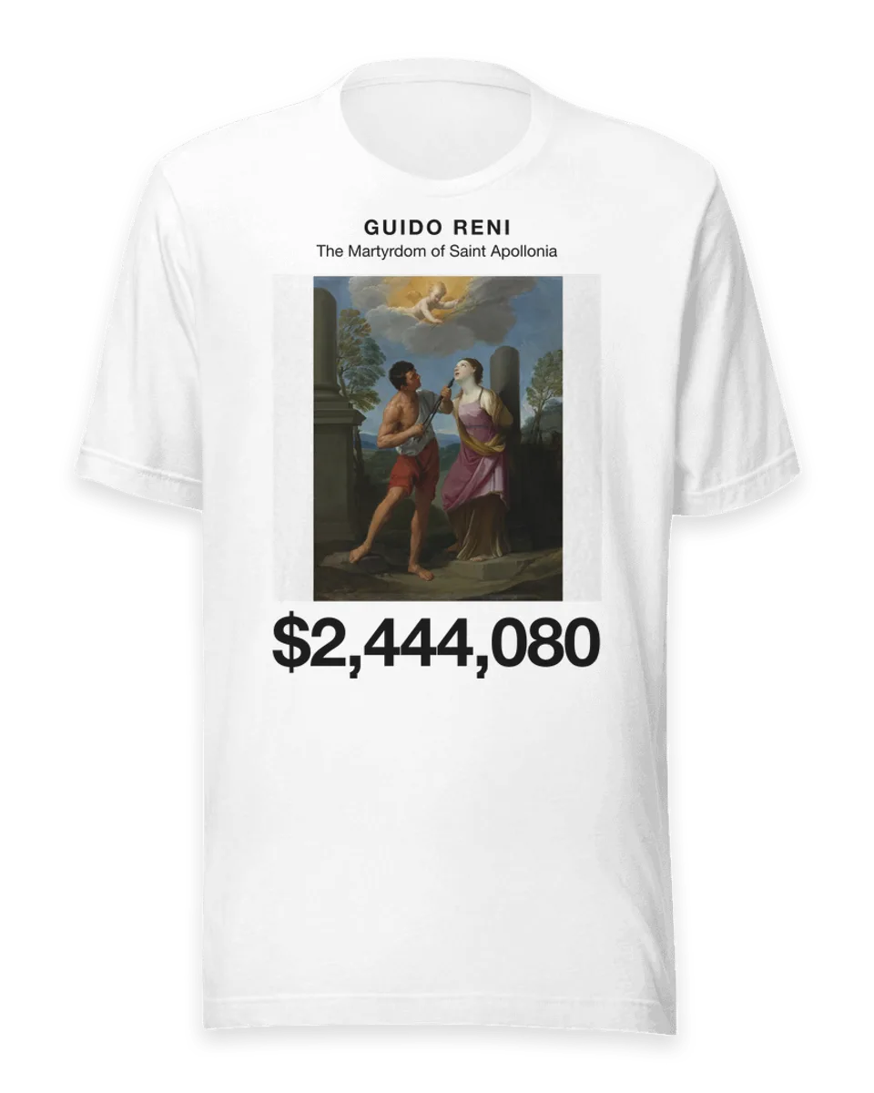 T-shirt: The Martyrdom of Saint Apollonia by Guido Reni
