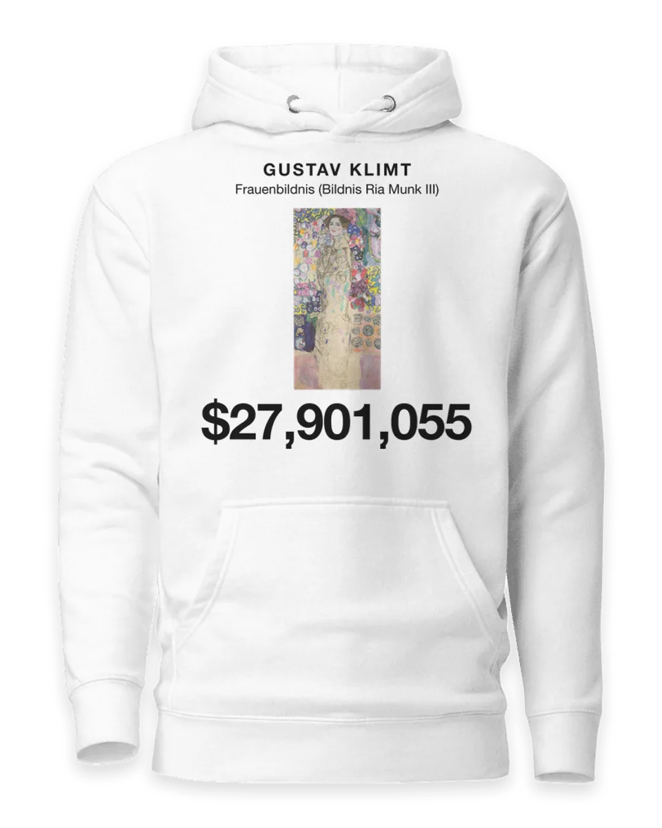 Hoodie: Frauenbildnis (Bildnis Ria Munk III) by Gustav Klimt