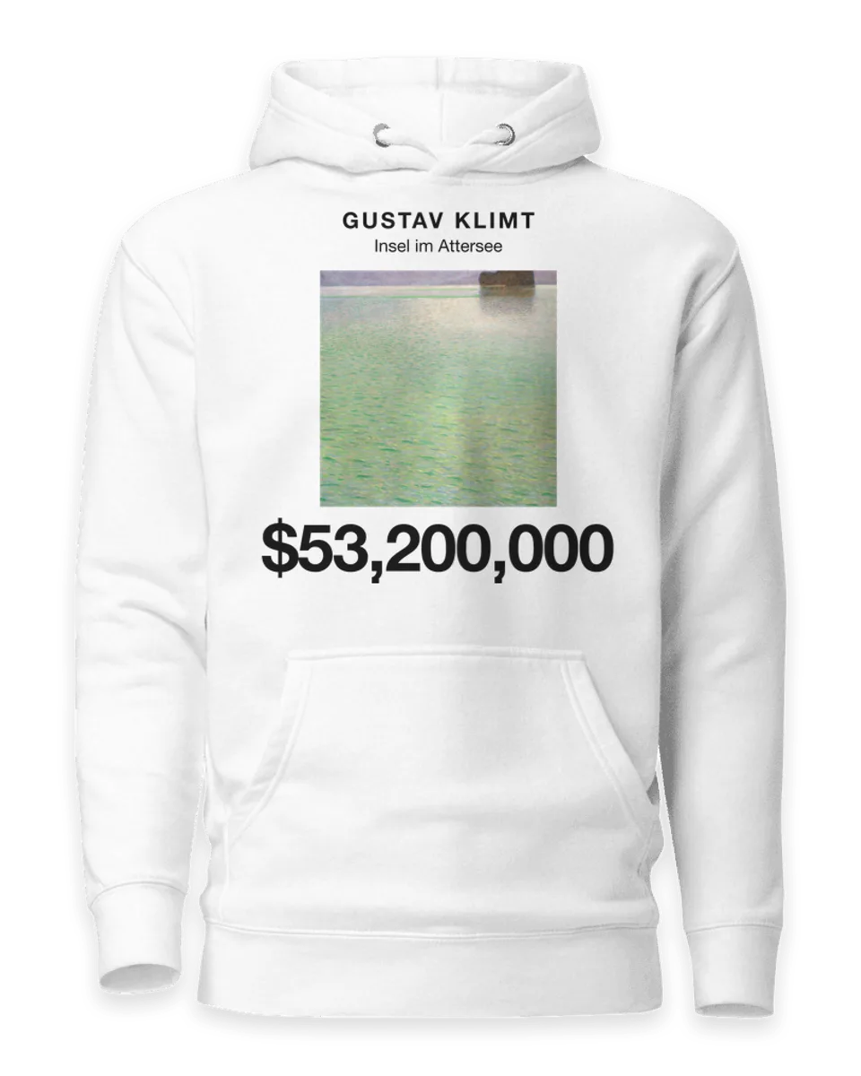 Hoodie: Insel im Attersee by Gustav Klimt