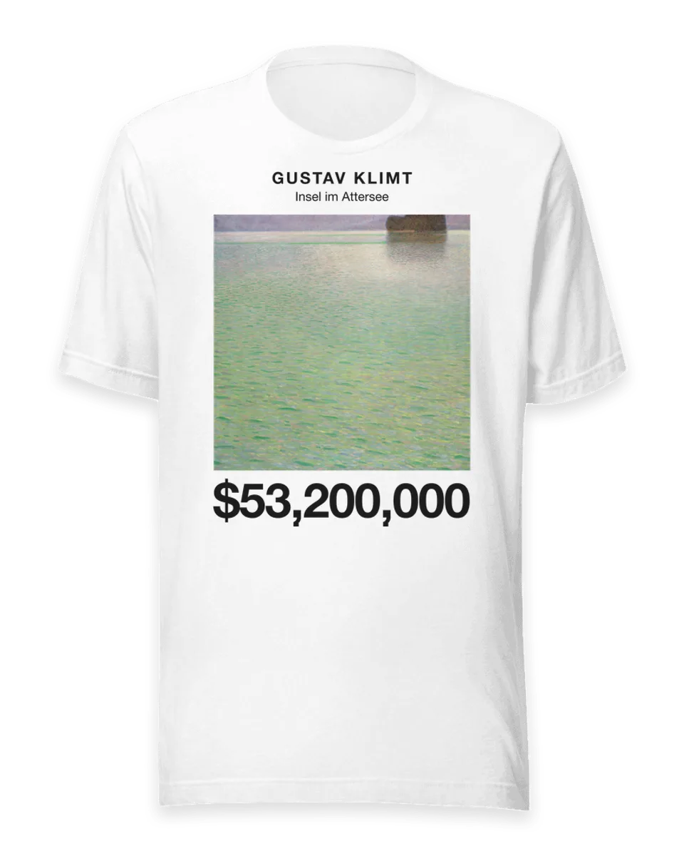 T-shirt: Insel im Attersee by Gustav Klimt