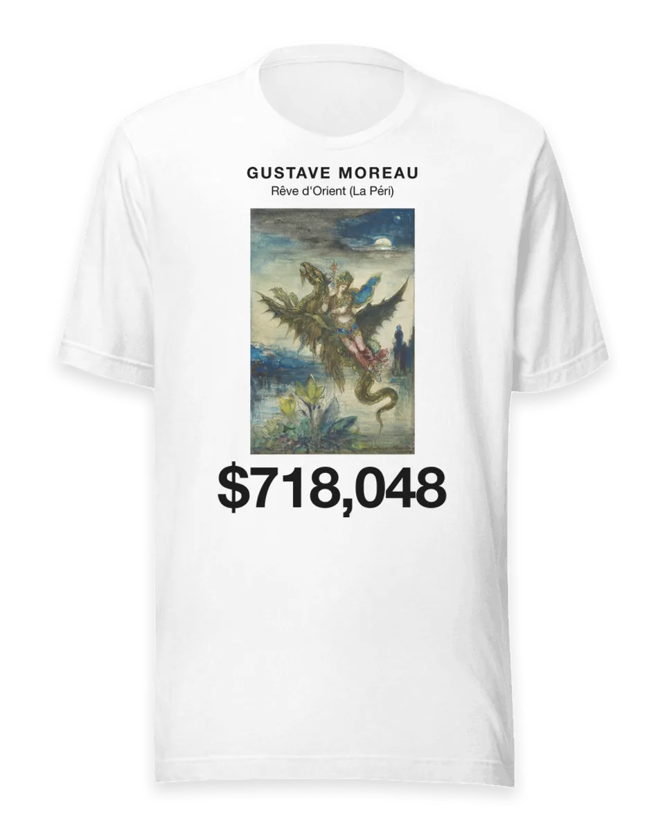 T-shirt: Rêve d'Orient (La Péri) by Gustave Moreau
