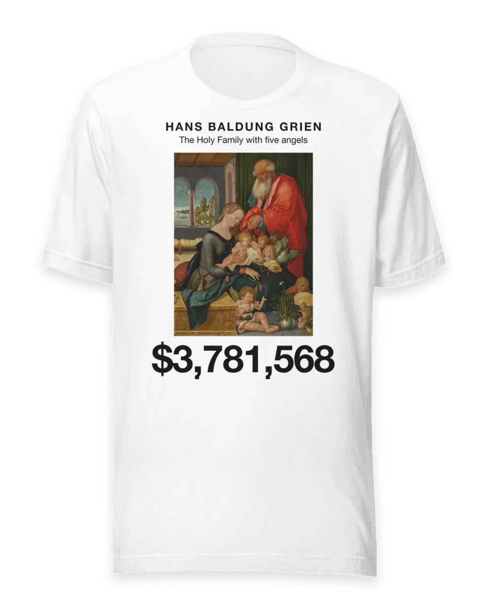T-shirt: The Holy Family with five angels by Hans Baldung Grien