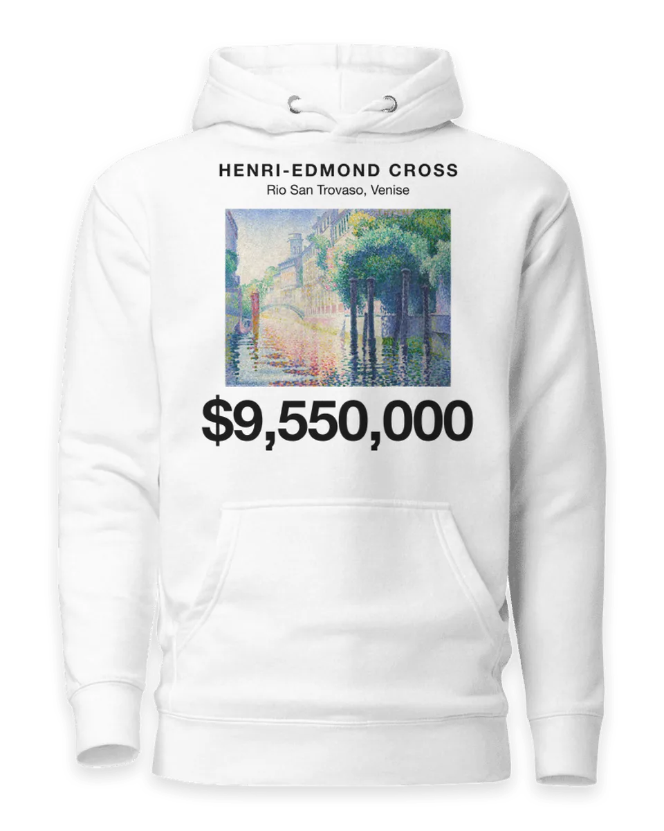 Hoodie: Rio San Trovaso, Venise by Henri-Edmond Cross