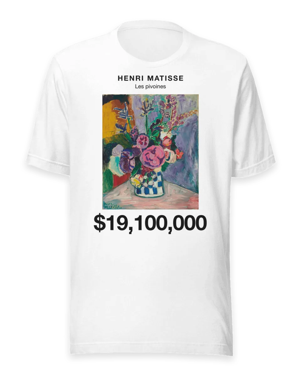 T-shirt: Les pivoines by Henri Matisse