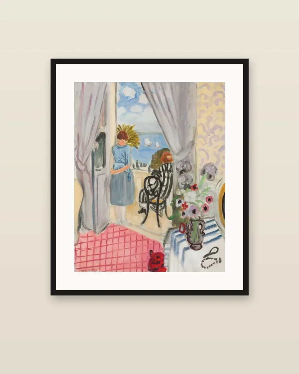 Les régates de Nice by Henri Matisse, framed