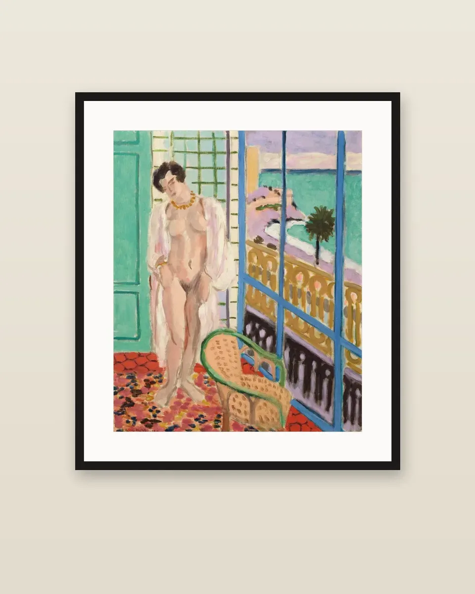 Nu à la fenêtre by Henri Matisse, framed