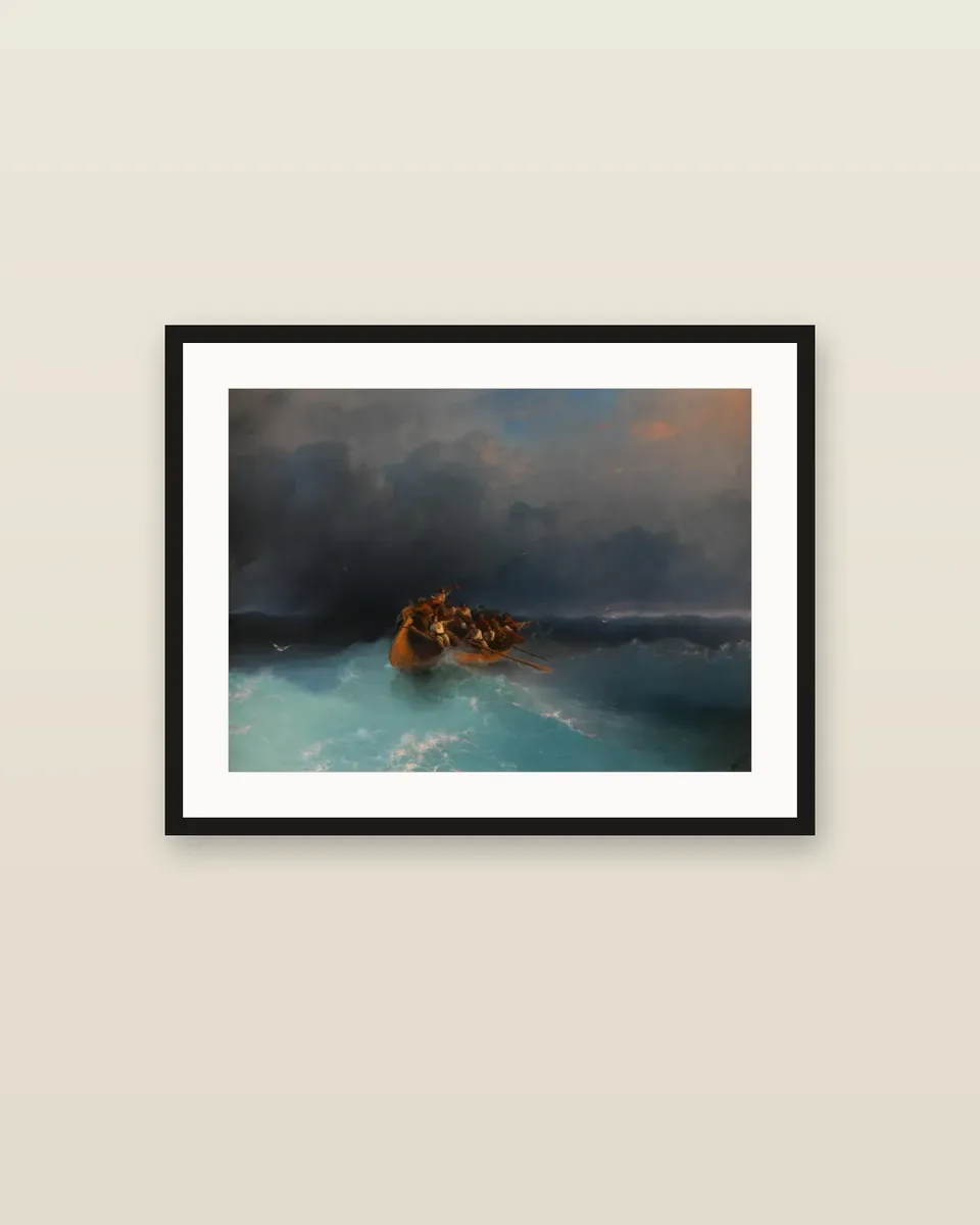 The Survivors by Ivan Aivazovsky, framed