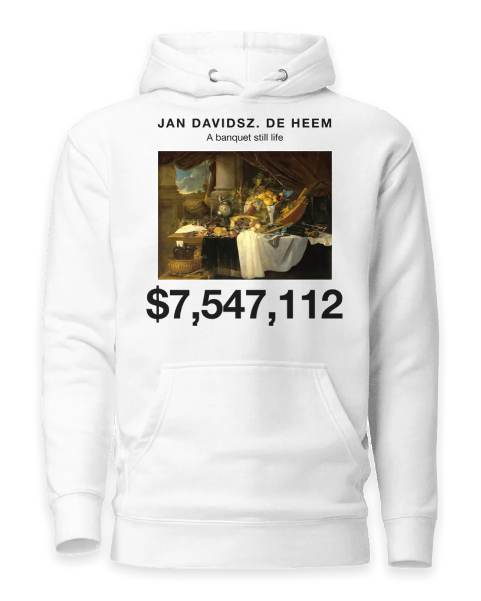 Hoodie: A banquet still life by Jan Davidsz. de Heem