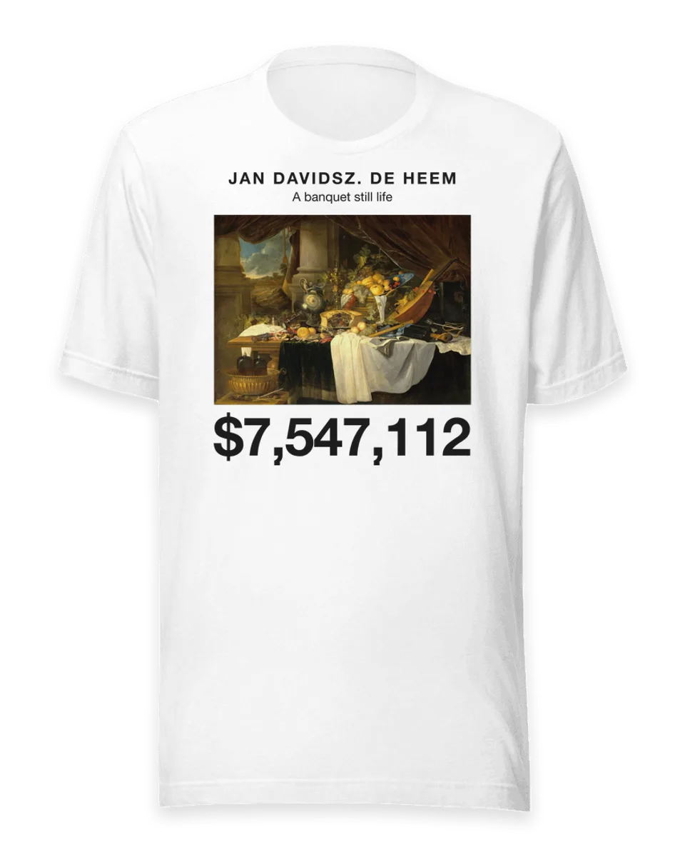 T-shirt: A banquet still life by Jan Davidsz. de Heem