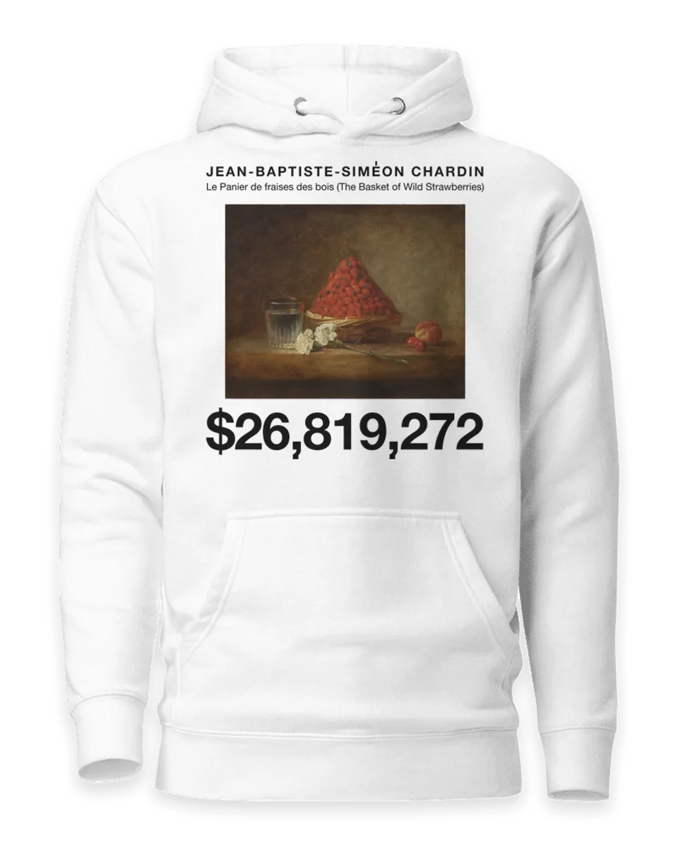 Hoodie: Le Panier de fraises des bois (The Basket of Wild Strawberries) by Jean-Baptiste-Siméon Chardin