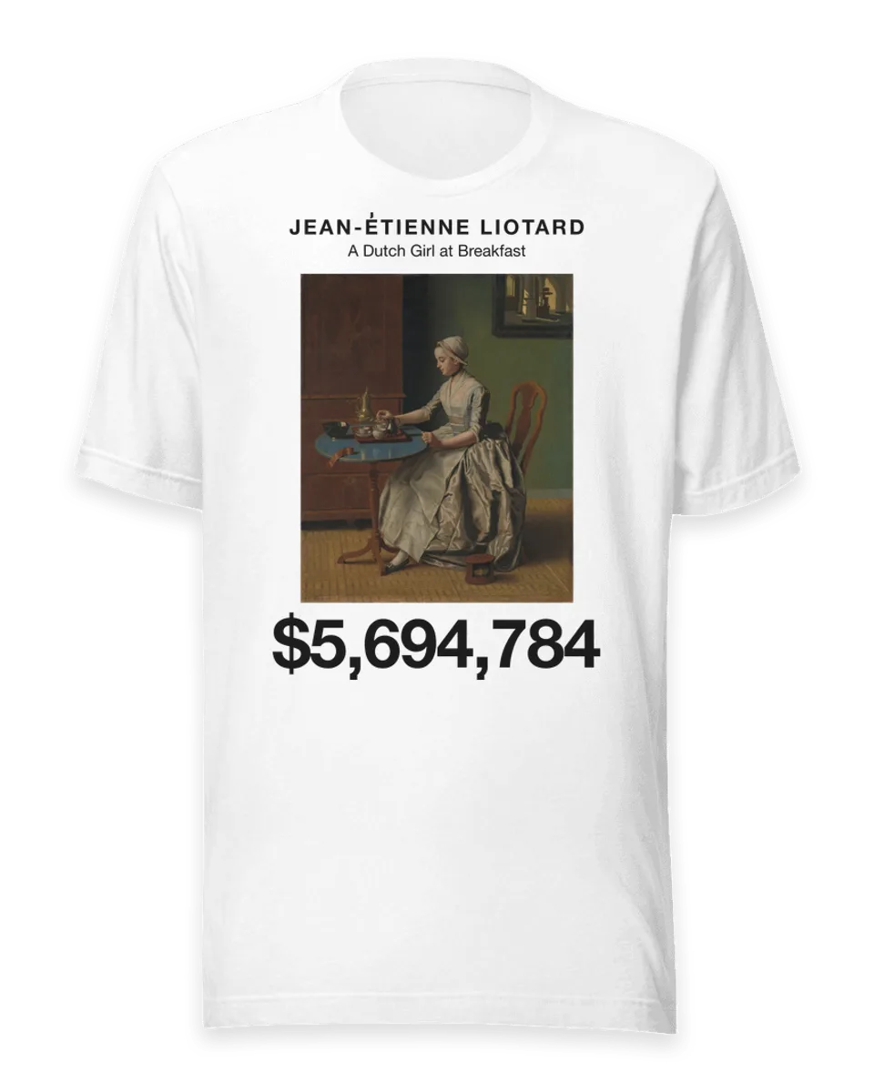 T-shirt: A Dutch Girl at Breakfast by Jean-Étienne Liotard