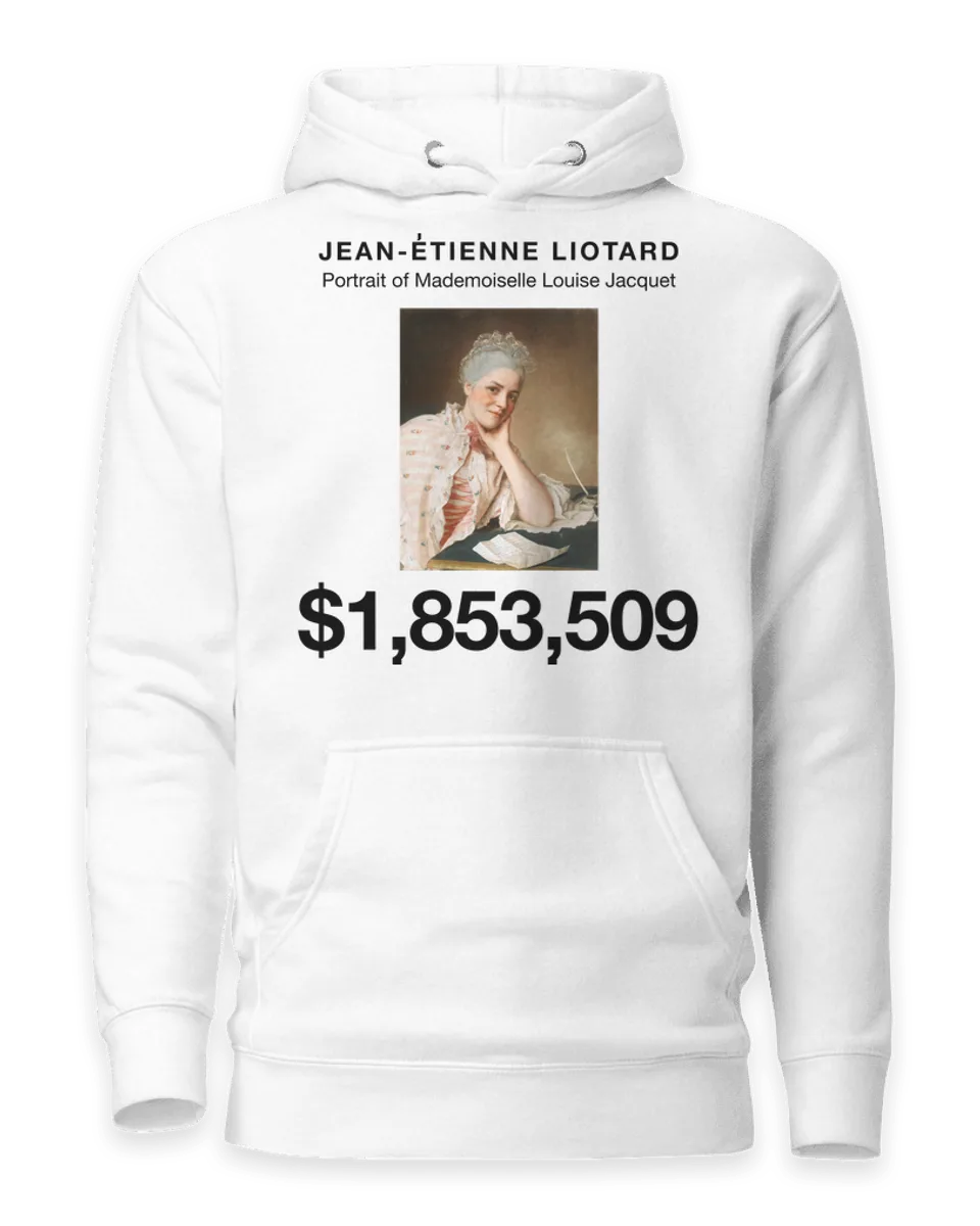 Hoodie: Portrait of Mademoiselle Louise Jacquet by Jean-Étienne Liotard