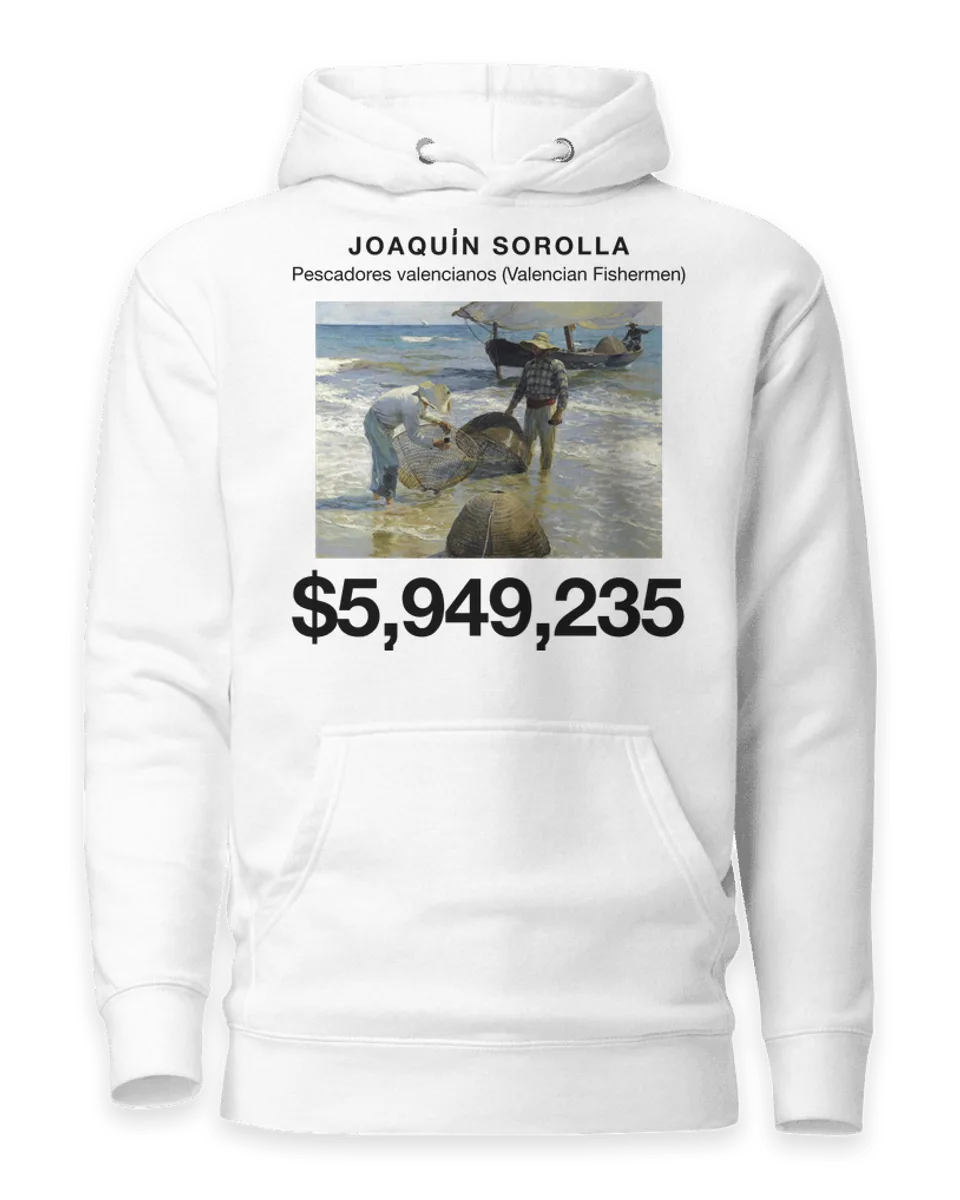 Hoodie: Pescadores valencianos (Valencian Fishermen) by Joaquín Sorolla