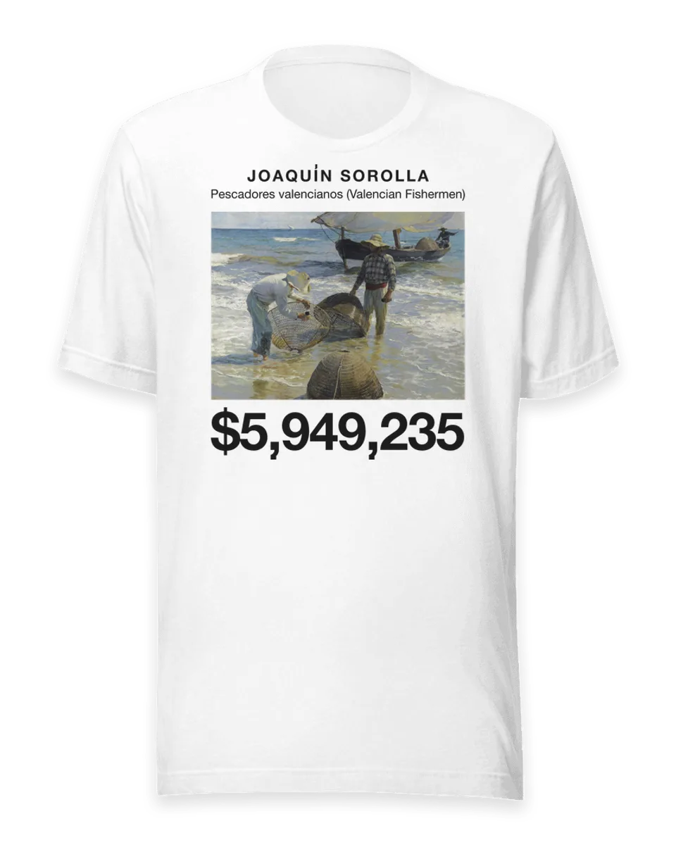 T-shirt: Pescadores valencianos (Valencian Fishermen) by Joaquín Sorolla