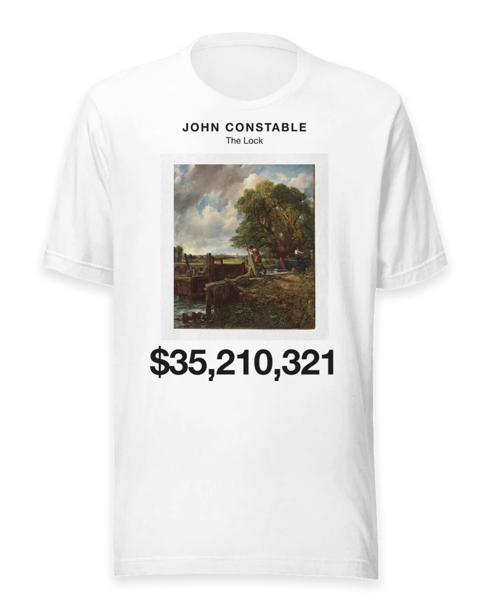 T-shirt: The Lock by John Constable
