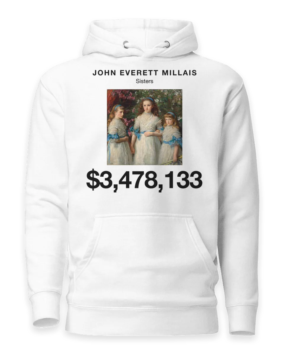 Hoodie: Sisters by John Everett Millais