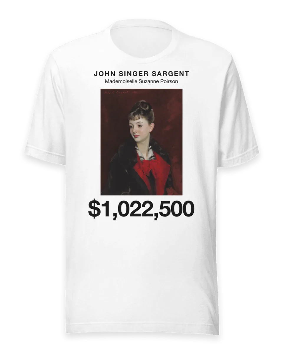 T-shirt: Mademoiselle Suzanne Poirson by John Singer Sargent