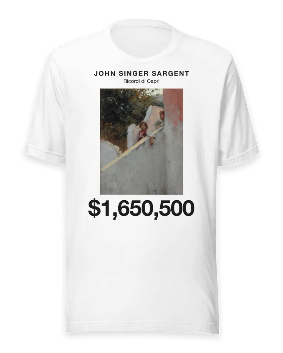 T-shirt: Ricordi di Capri by John Singer Sargent