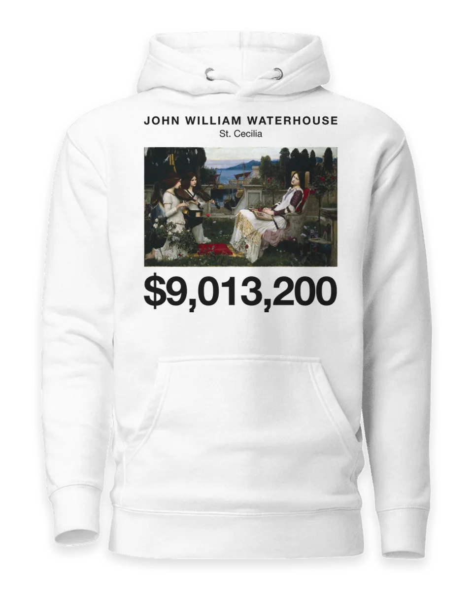 Hoodie: St. Cecilia by John William Waterhouse