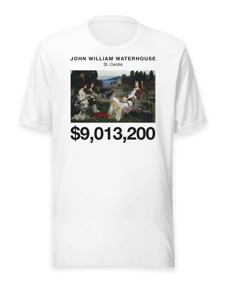 T-shirt: St. Cecilia by John William Waterhouse