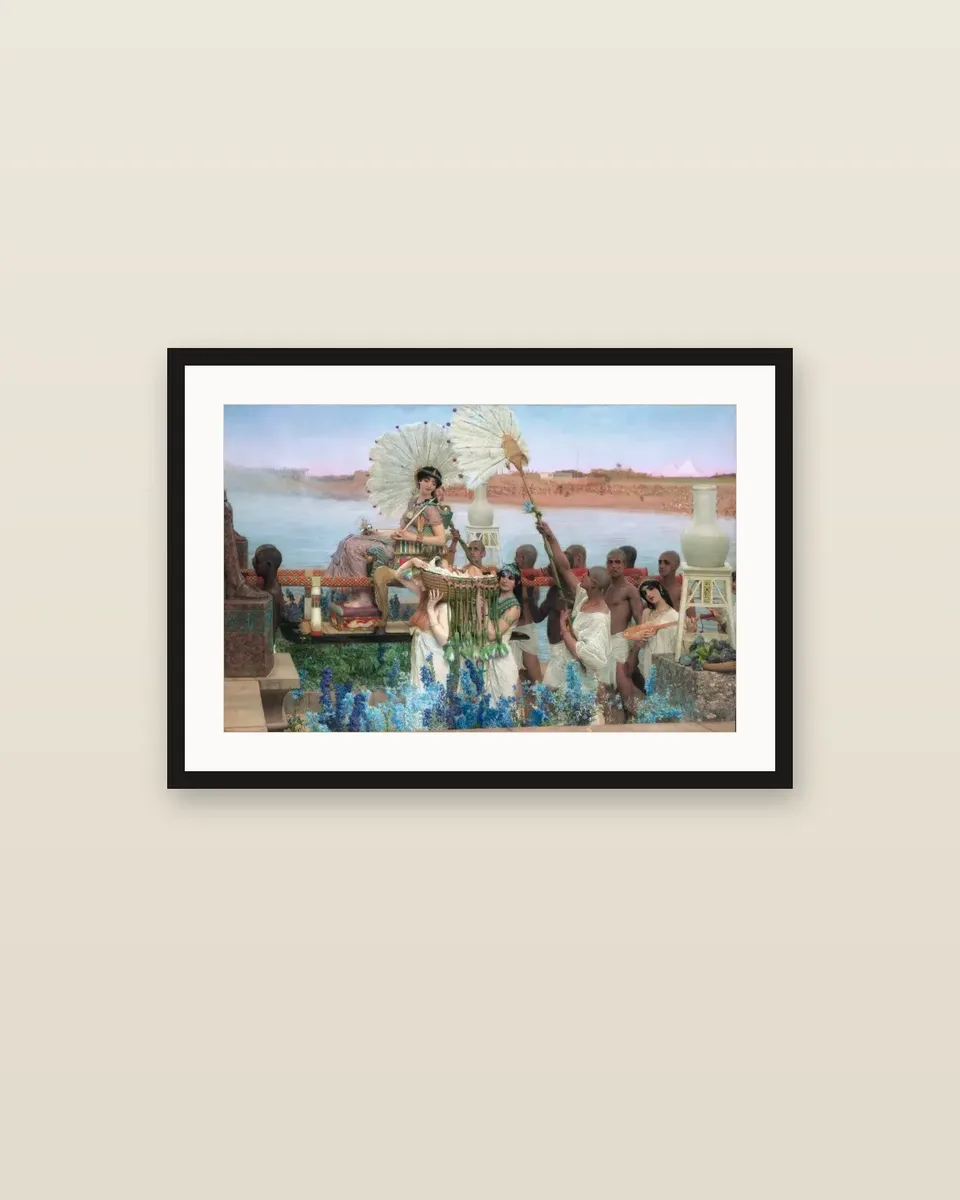 The Finding of Moses by Lawrence Alma-Tadema, framed