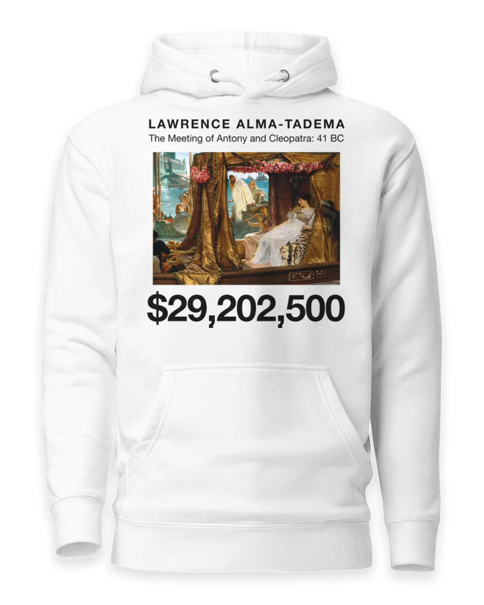 Hoodie: The Meeting of Antony and Cleopatra: 41 BC by Lawrence Alma-Tadema