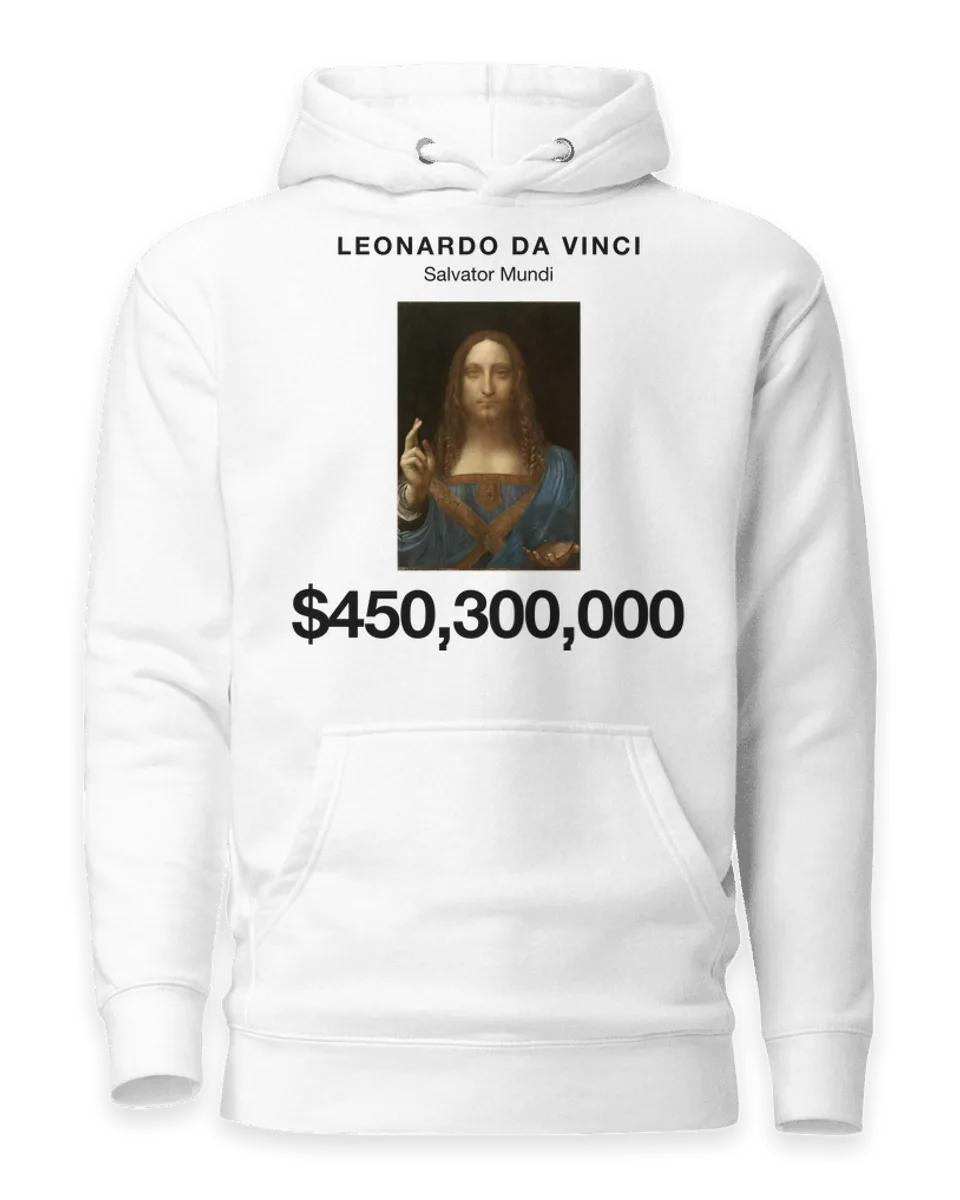 Hoodie: Salvator Mundi by Leonardo da Vinci
