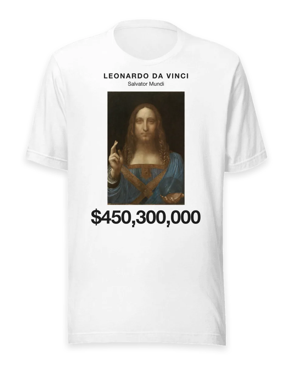 T-shirt: Salvator Mundi by Leonardo da Vinci