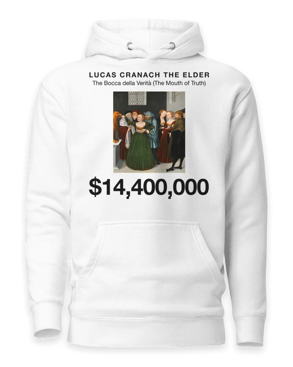 Hoodie: The Bocca della Verità (The Mouth of Truth) by Lucas Cranach the Elder