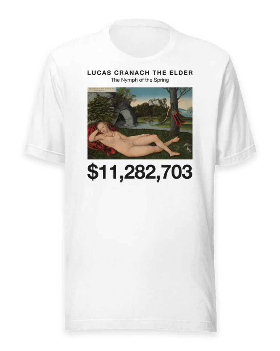 T-shirt: The Nymph of the Spring by Lucas Cranach the Elder