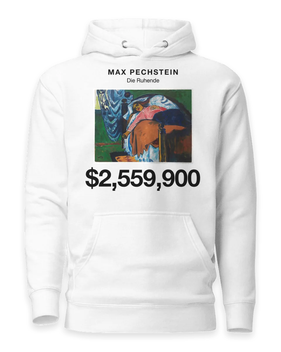 Hoodie: Die Ruhende by Max Pechstein