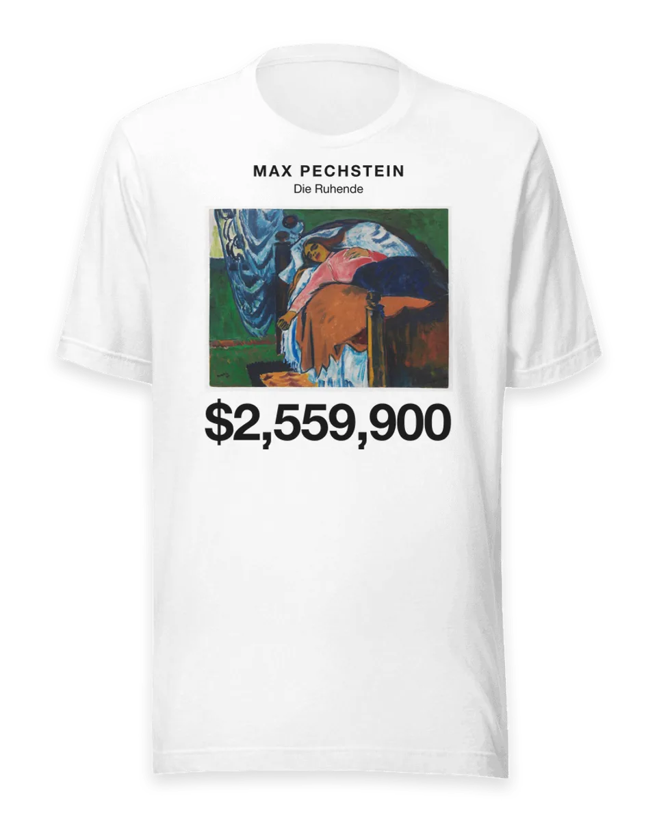 T-shirt: Die Ruhende by Max Pechstein