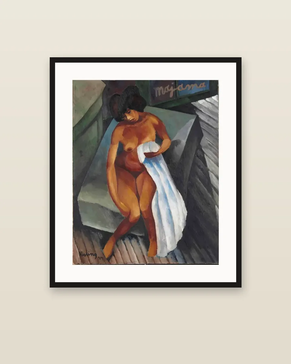 Majama by Moïse Kisling, framed