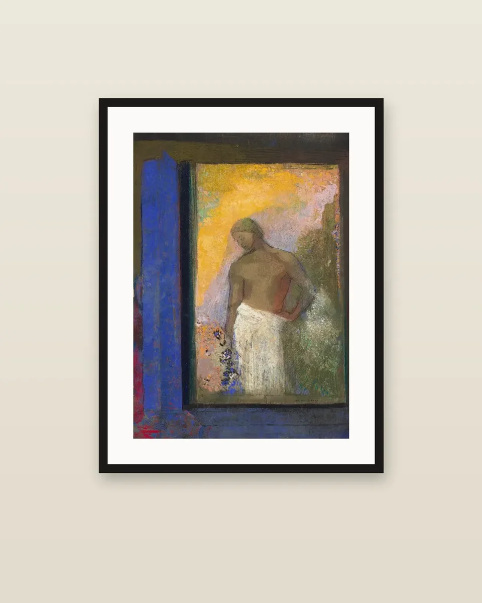 Saint Jean by Odilon Redon, framed