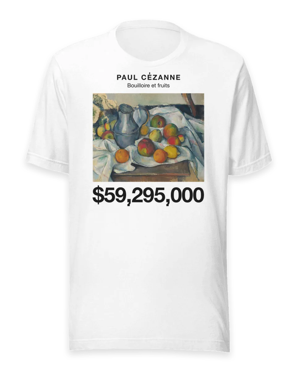 T-shirt: Bouilloire et fruits by Paul Cézanne