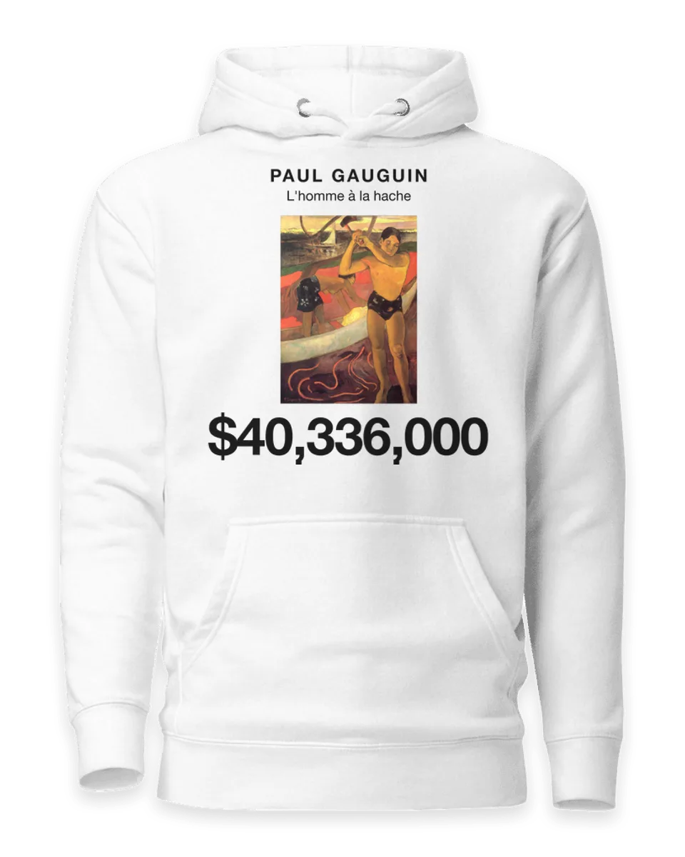 Hoodie: L'homme à la hache by Paul Gauguin