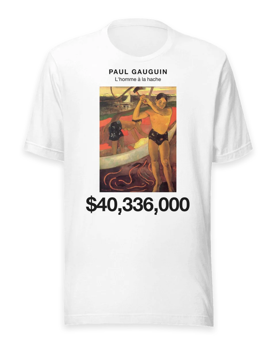T-shirt: L'homme à la hache by Paul Gauguin