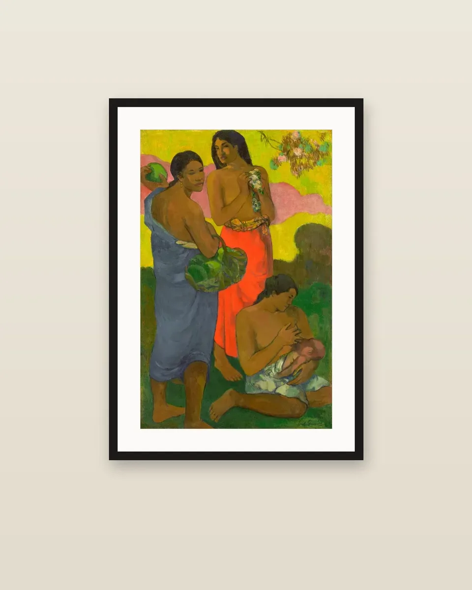Maternité II by Paul Gauguin, framed