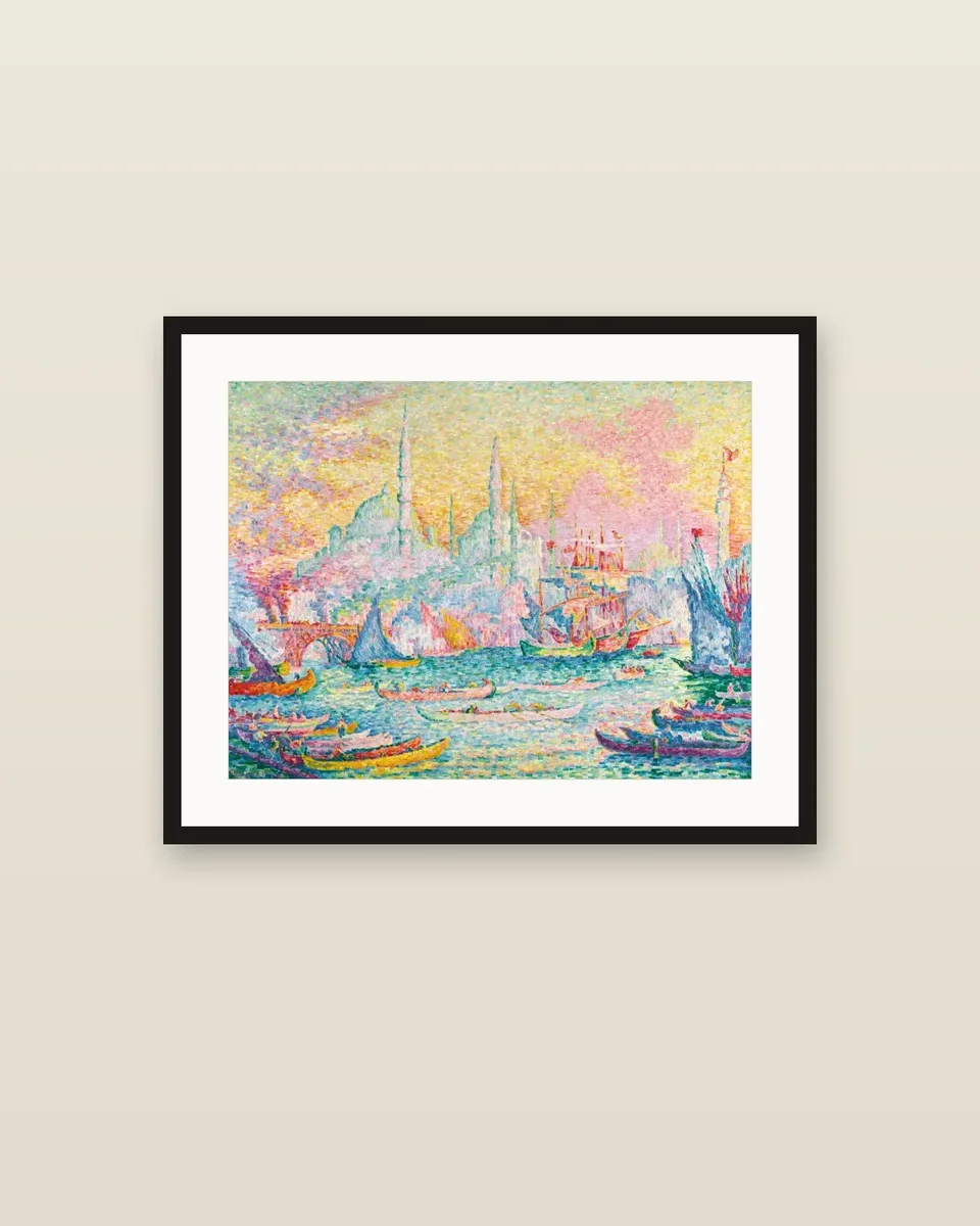 La Corne d'Or (Constantinople) by Paul Signac, framed