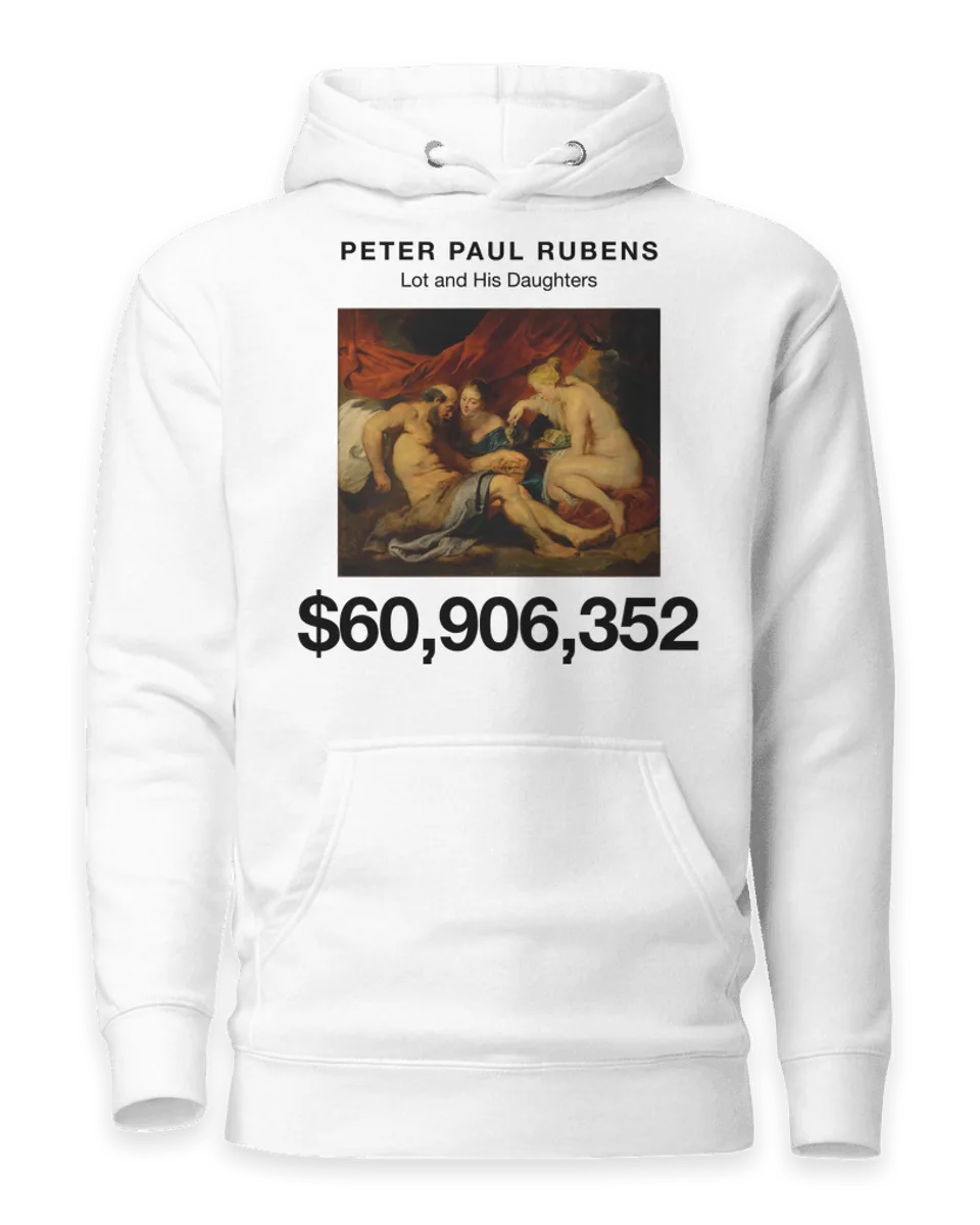 Hoodie: Lot and His Daughters by Peter Paul Rubens