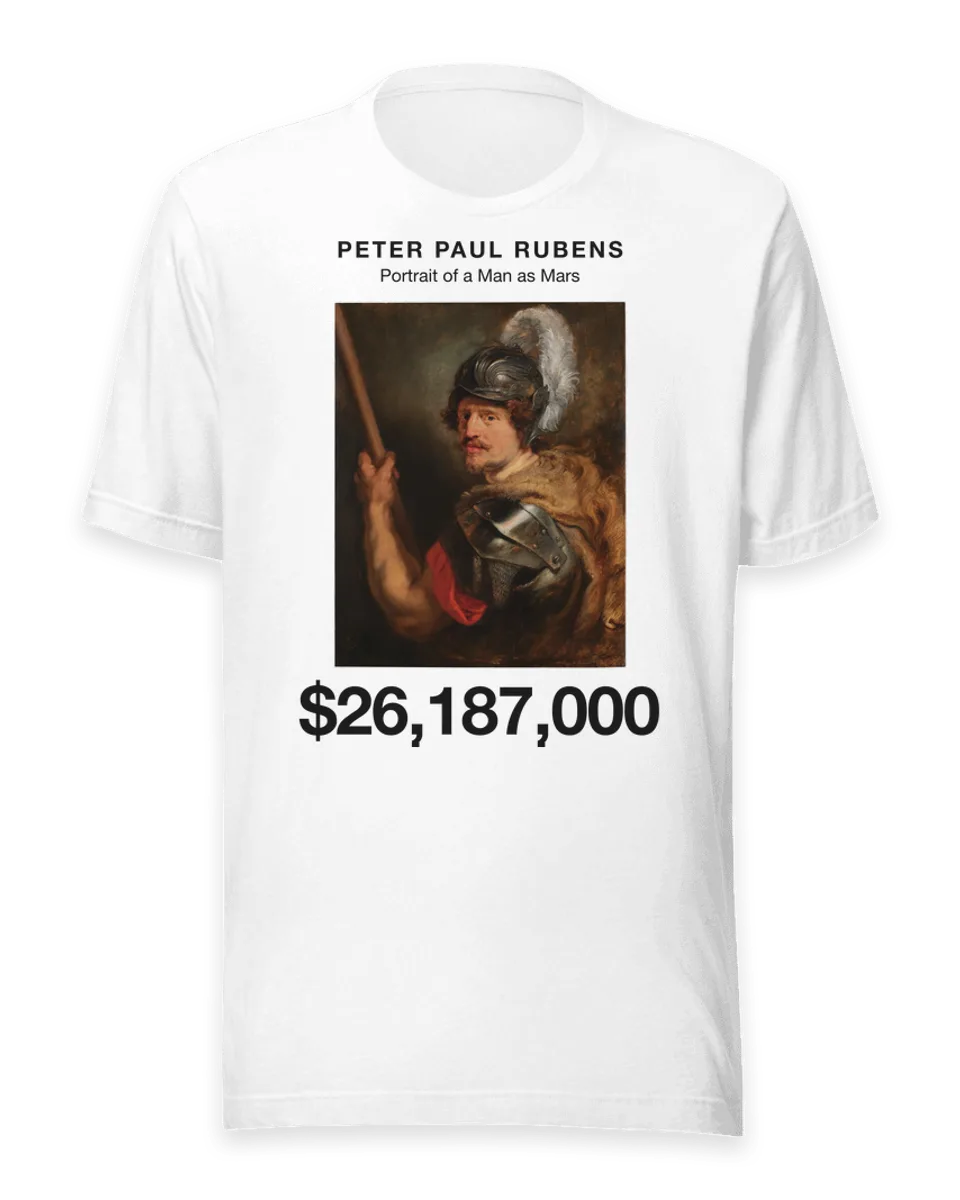 T-shirt: Portrait of a Man as Mars by Peter Paul Rubens