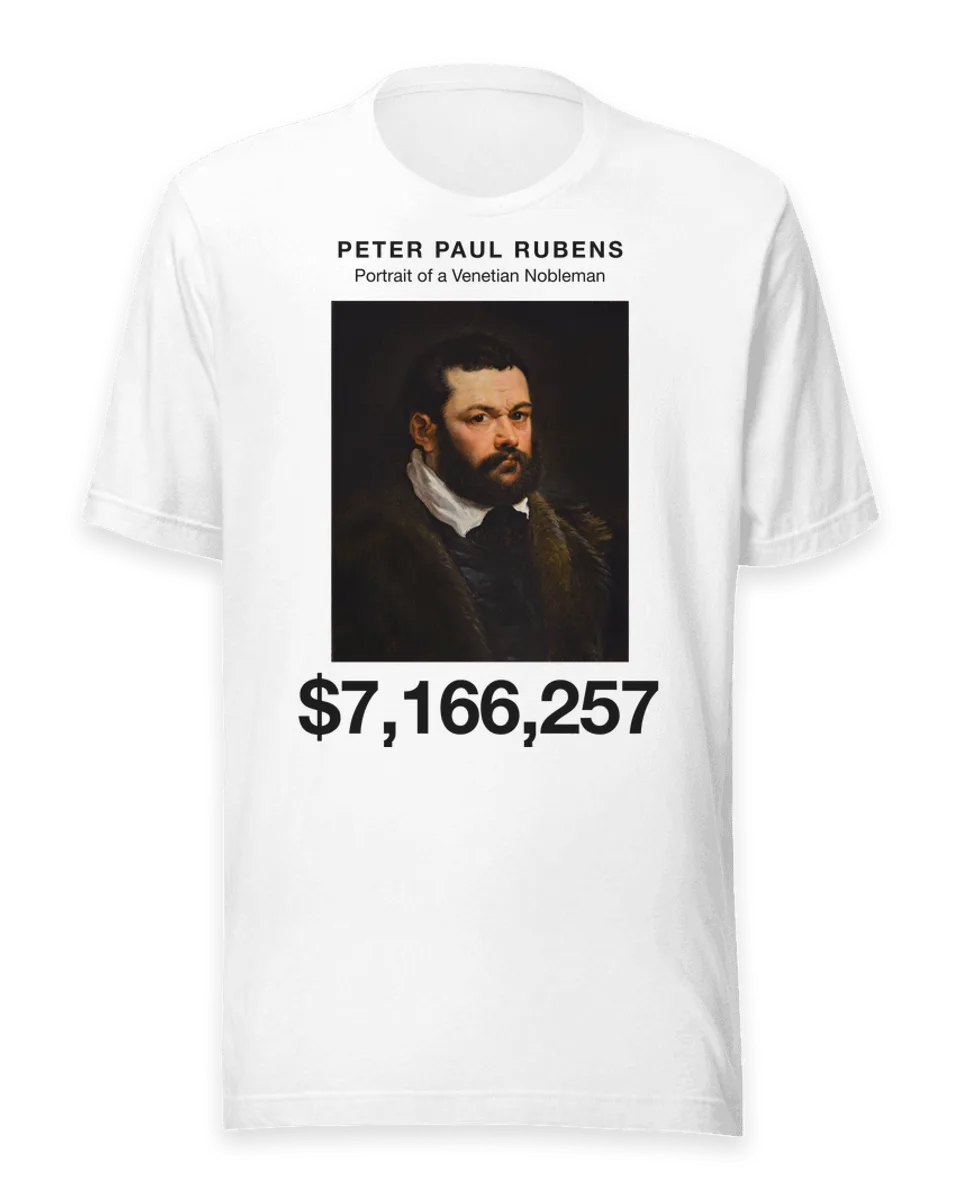 T-shirt: Portrait of a Venetian Nobleman by Peter Paul Rubens