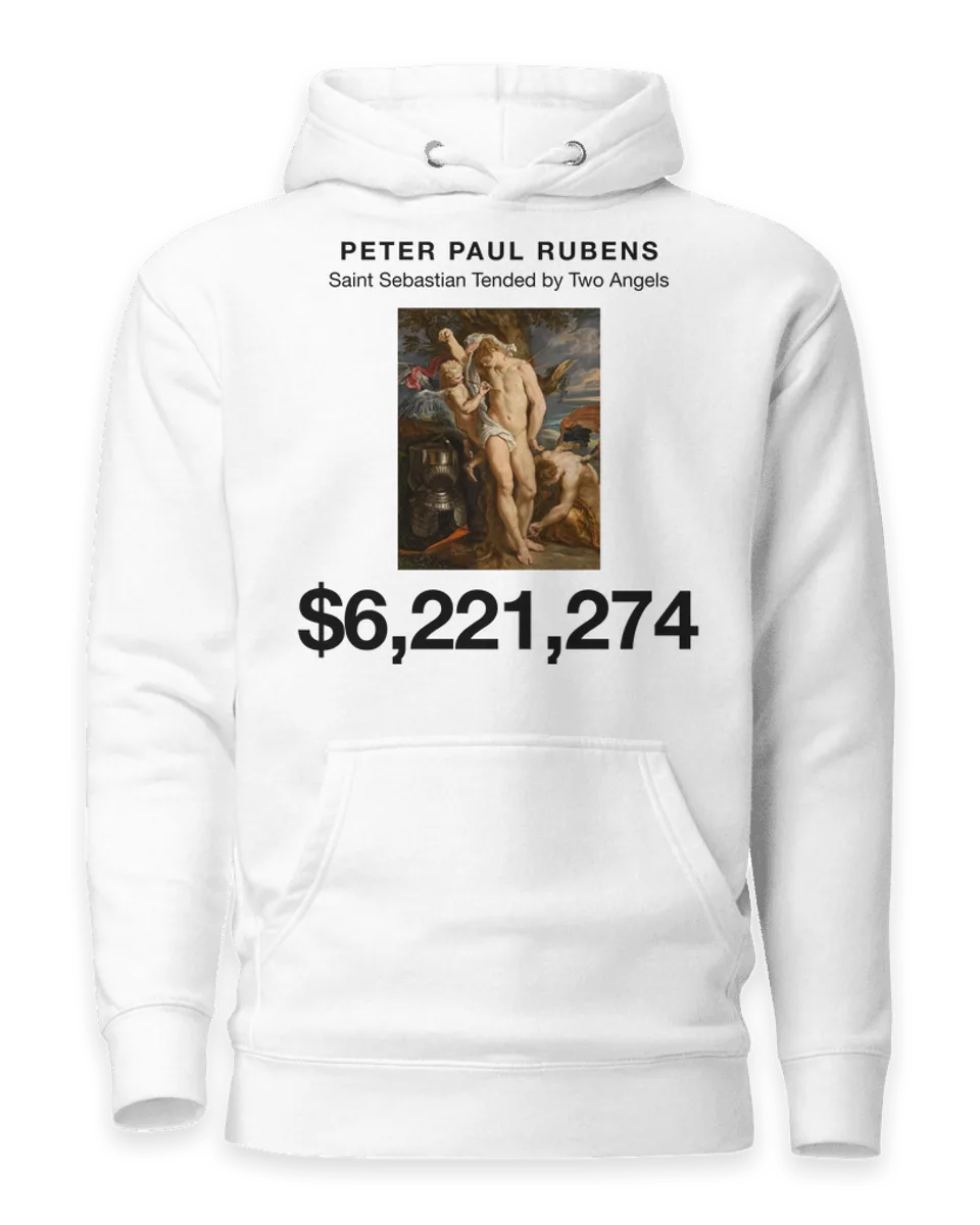 Hoodie: Saint Sebastian Tended by Two Angels by Peter Paul Rubens