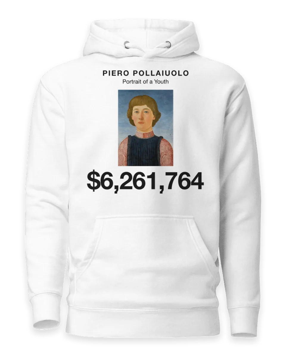 Hoodie: Portrait of a Youth by Piero Pollaiuolo